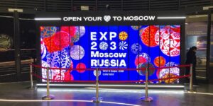 Kinetic installation "EXPO-2030" in Moscow