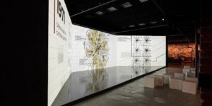 Interactive kinetic installation
